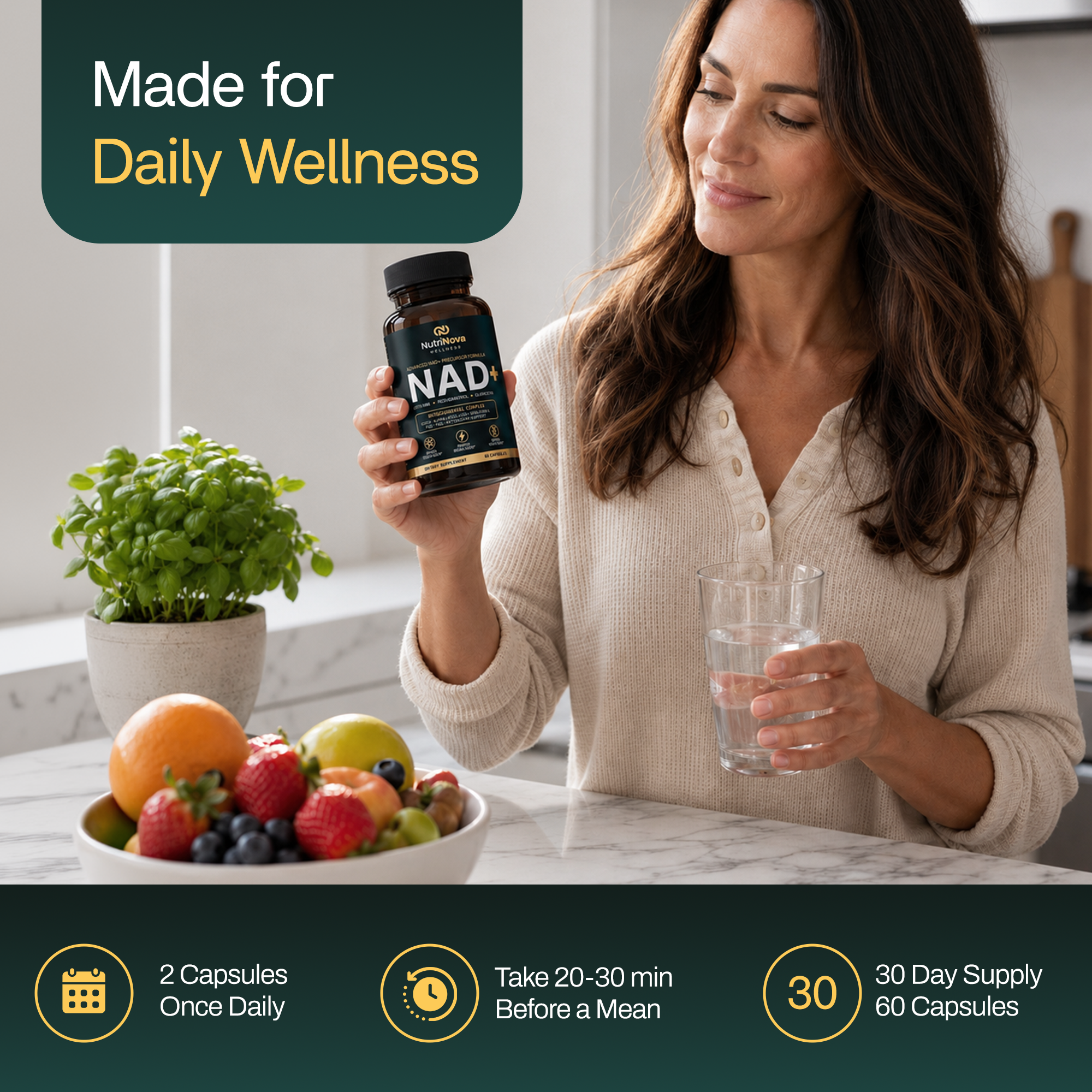 NAD+ with Resveratrol + Quercetin