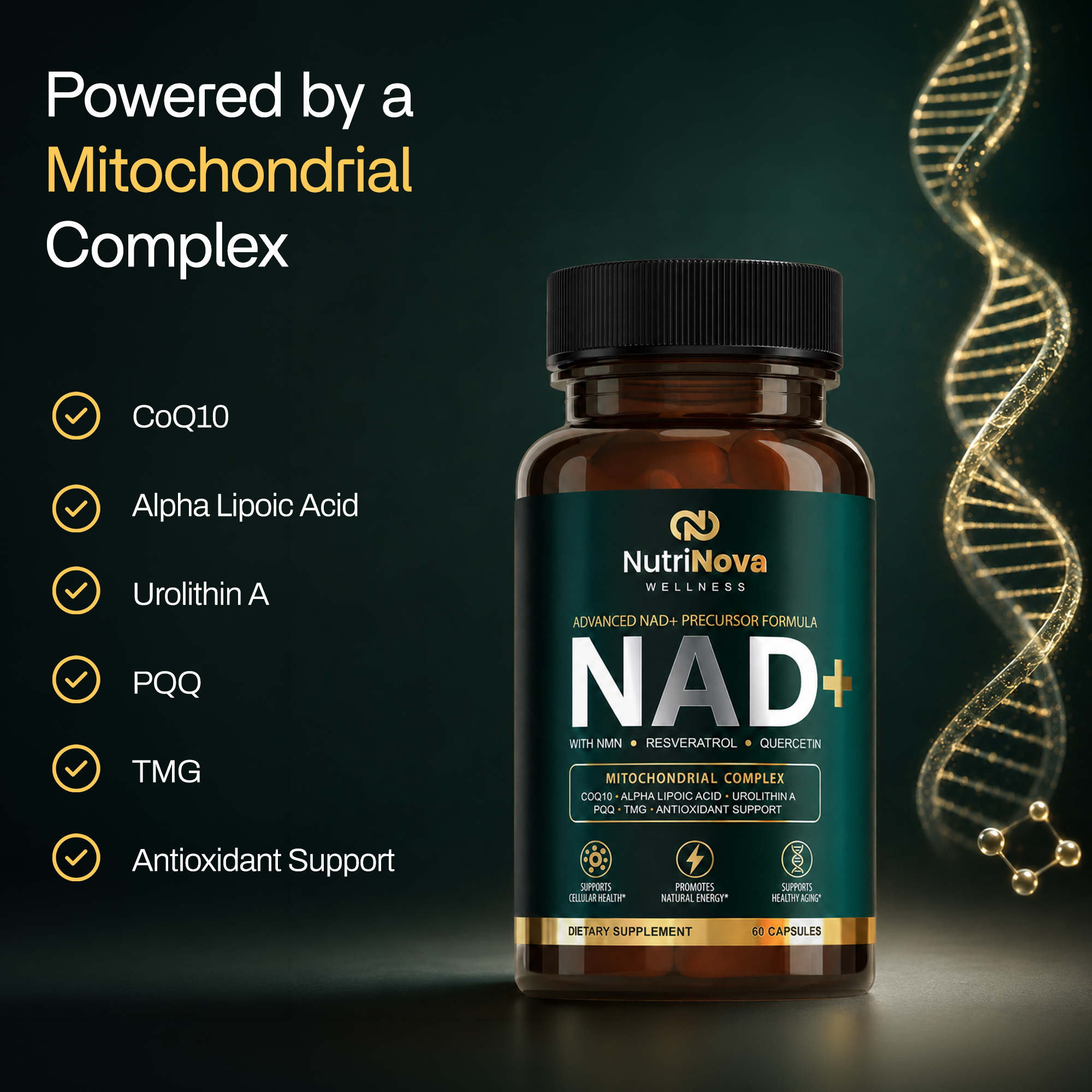 NAD+ with Resveratrol + Quercetin