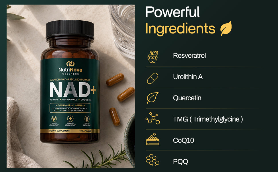 NAD+ with Resveratrol + Quercetin